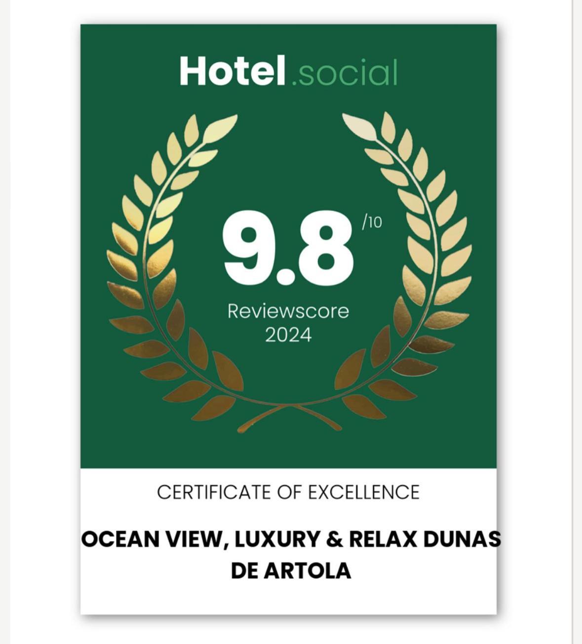 Ocean View, Luxury & Relax Dunas De Artola Appartement